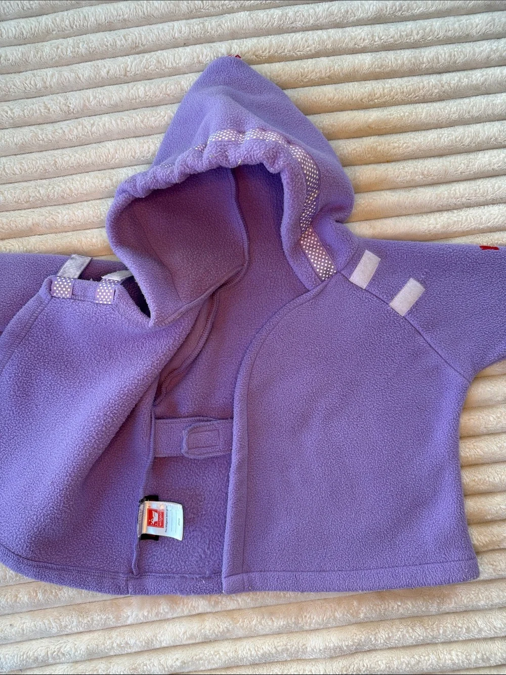 Kids Hooded Fleece Jacket - Lavender